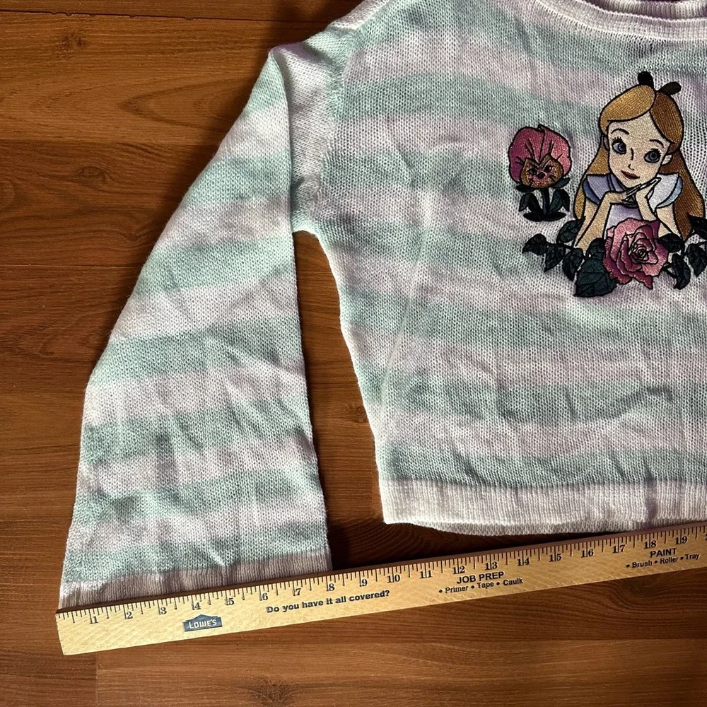 Disney Alice In Wonderland Long Sleeved Knit Sweater - Her Universe